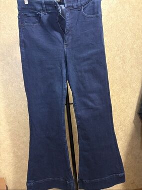 Express Bell a flare jeans high rise perfect denim